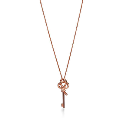 18K Tiffany Keys Woven Diamonds Medium Necklace