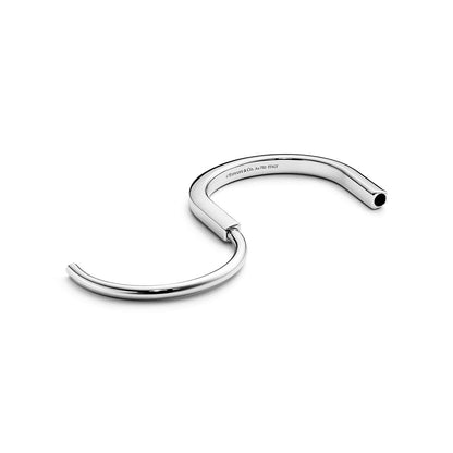 18K Tiffany Lock Bangle Bracelet