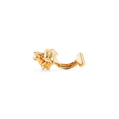 18K Tiffany Smile Diamonds Earrings