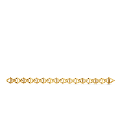 18K Louis Vuitton Volt Curb Chain Large Bracelet