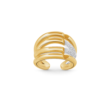 18K Louis Vuitton Volt Upside Down Diamonds Ring