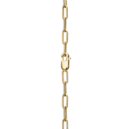 18K Tiffany Lock Pendant Pave Diamonds Necklace
