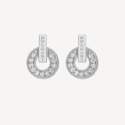 18K BVLGARI White Gold Earrings
