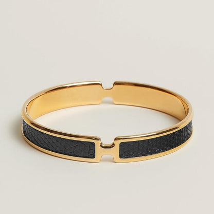 18K Olympe Black Hermes Bracelet