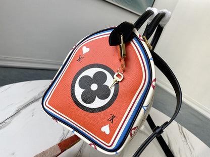 LOUIS VUITTON SPEEDY GAME ON BANDOULIERE 25CM