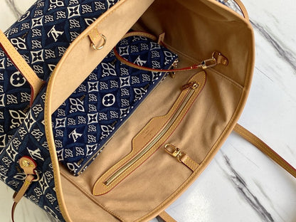 LOUIS VUITTON NEVERFULL MM WITH DUSTBAG 1854 MONOGRAM JACQUARD 31CM