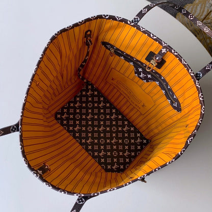 LOUIS VUITTON NEVERFULL MM 32 NOIR MONOGRAM