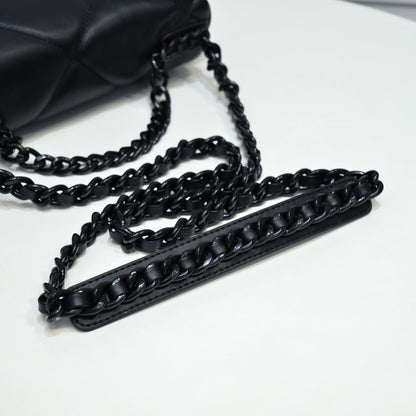 CHANEL 19 FLAP BAG 26CM ALL BLACK