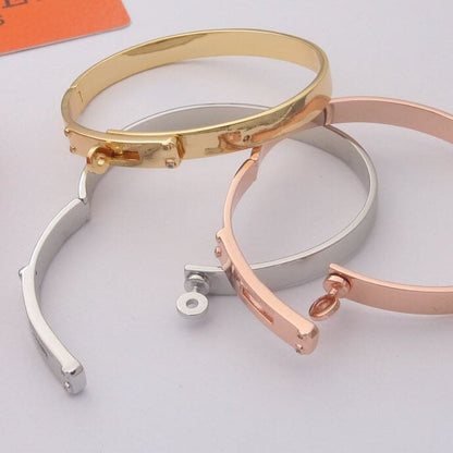 18K Rose Gold Kelly Hermes Bracelet