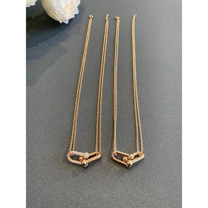 18K Tiffany HardWear Double Link Necklace
