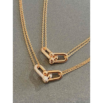 18K Tiffany HardWear Double Link Necklace