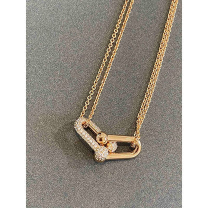 18K Tiffany HardWear Double Link Necklace