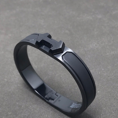 18K Super Hermes Black Bracelet