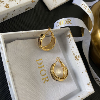 18K Dior Code Earrings