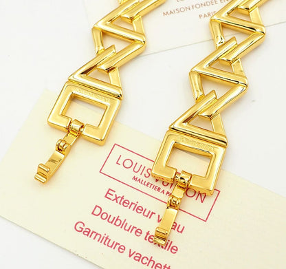 18K Louis Vuitton Volt Curb Chain Large Bracelet