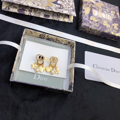 18K Dior Clair D Lune Earrings