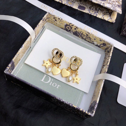 18K Dior Clair D Lune Earrings
