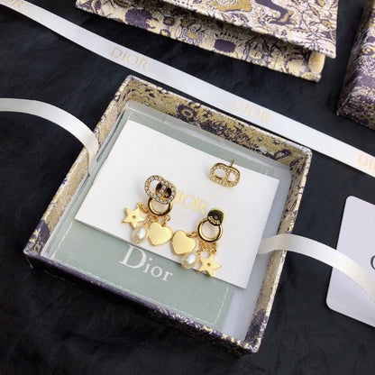 18K Dior Clair D Lune Earrings