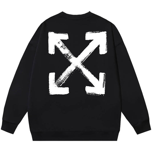 OFF-WHITE Paint Arrow Slim Sweatshirts