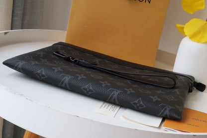 LOUIS VUITTON POCHETTE TO GO 30 MONOGRAM ECLIPSE