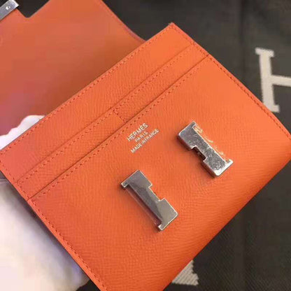 HERMES Constance 13 Orange Epsom Shw