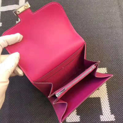 HERMES Constance 13 Dark Pink Epsom Shw