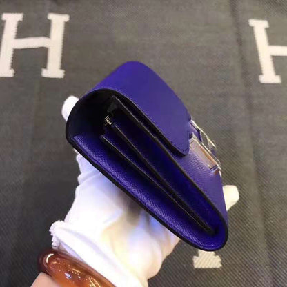 HERMES Constance 13 Violet Epsom Shw