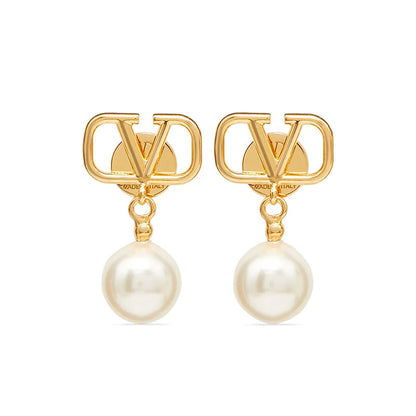 18K Valentino Pearl Earrings
