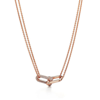 18K Tiffany HardWear Double Link Necklace