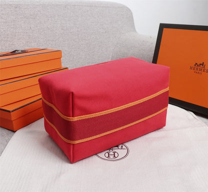 HERMES BRIDE-A-BRAC 21 RED CANVAS