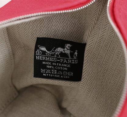 HERMES BRIDE-A-BRAC 25 RED CANVAS