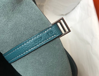 HERMES picotin lock teal togo ghw