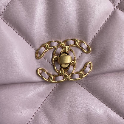 CHANEL 26 SMALL BAG IN LIGHT PINK CALFSKIN