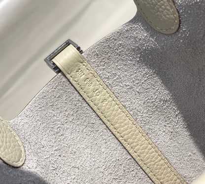 HERMES picotin lock 18 ivory togo shw