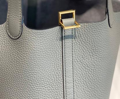 HERMES picotin lock 18 grey togo ghw