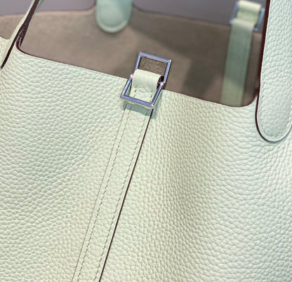 HERMES picotin lock 22 lime togo shw