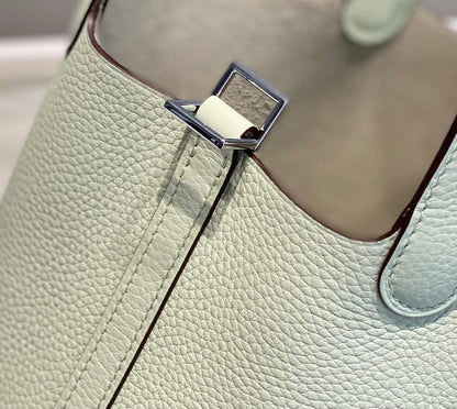 HERMES picotin lock 18 lime togo shw