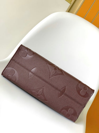 LOUIS VUITTON ONTHEGO MM 35CM CHERRY