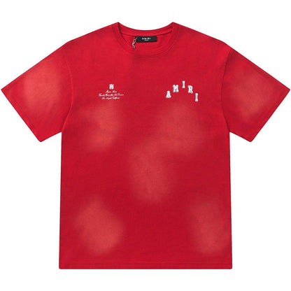 AMIRI Logo Print Short Sleeve T-shirts