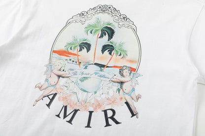 AMIRI Cherub Logo-Print T-Shirts