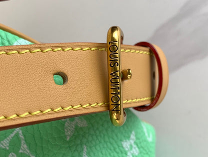 LOUIS VUITTON SPEEDY P9 BANDOULIÈRE 25 IN EMERALD GREEN MONOGRAM CALFSKIN