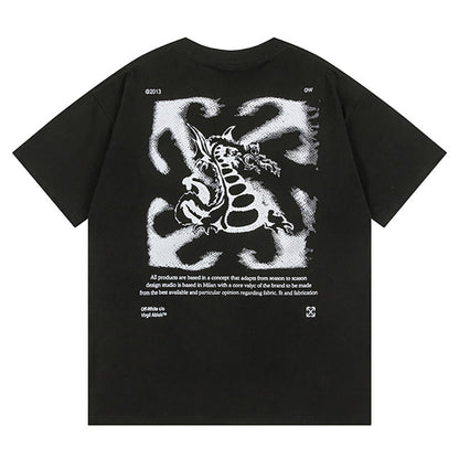 OFF WHITE Dragon Arrow Skate T-shirt