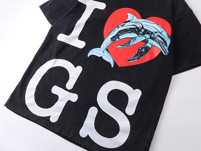 Godspeed Miami Dolphin T-Shirt Black