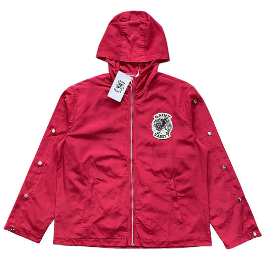 SAINT VANITY  Nylon Hooded Track Jacket