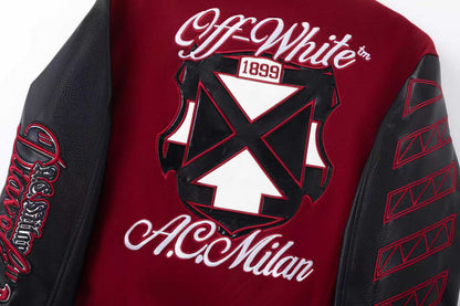 OFF WHITE Logo-Embroidered Jacket