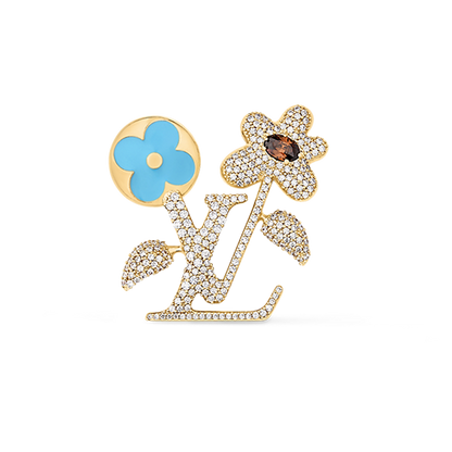 18K Louis Vuitton Blooming Brooch
