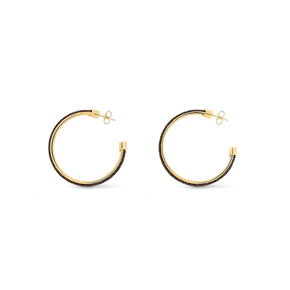18K Louis Vuitton Signature Earrings