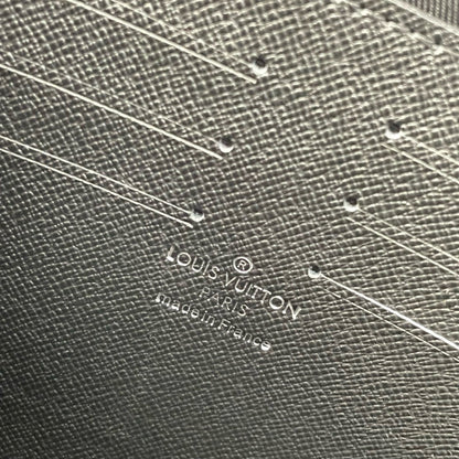 LOUIS VUITTON POCHETTE VOYAGE N41696 MM 26 MONOGRAM BLACK CALFSKIN