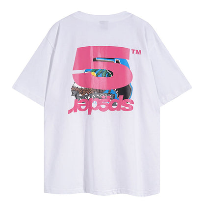 Sp5der x Harley Davidson Vintage T-Shirt White