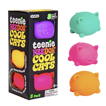 NeeDoh | Teenie Cool Cats | 3 Pack